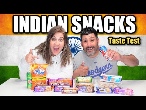 TRYING FOREIGN INDIAN FOOD SNACKS for the FIRST TIME | Americans try Indian Snacks *honest review*