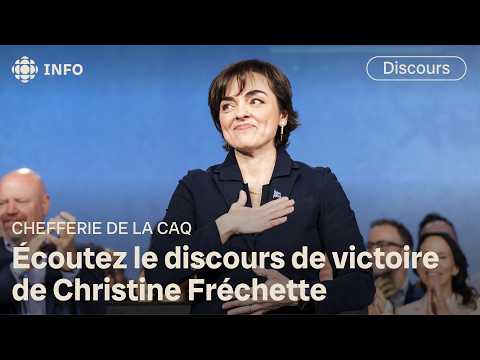 Christine Fréchette becomes prime minister-designate: listen to her speech