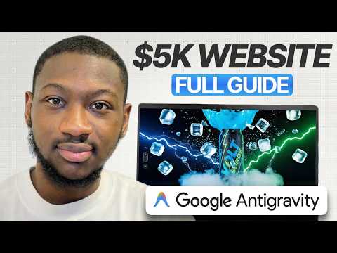 How to Build $5K Animated Websites With Anti-Gravity (No Code)