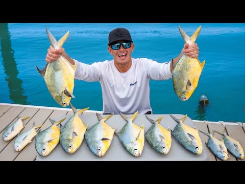 Florida's Most EXPENSIVE Fish... Catch Clean Cook (Florida Pompano)