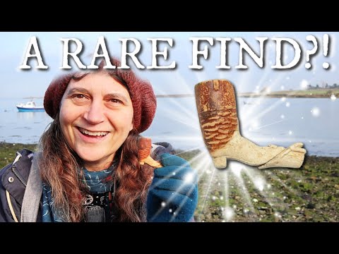 Mudlarking Almost Missed Amazing RARE PIPE + Crafting A Mourning Bracelet!