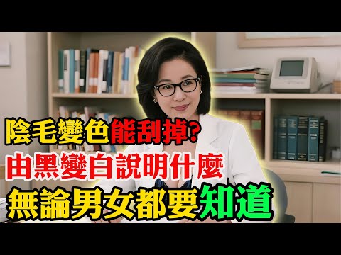陳醫師：陰毛越濃密性慾越強？由黑變白說明了什麼？可以刮掉嗎？醫師揭開私密處最禁忌的秘密！#陳醫師 #私密處護理 #生理常識 #性健康 #健康科普 #陰毛變白 #雄性激素 #皮膚護理 #兩性關係