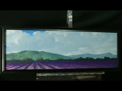 Let's paint a lavender field! Learn how to paint with Tim Gagnon