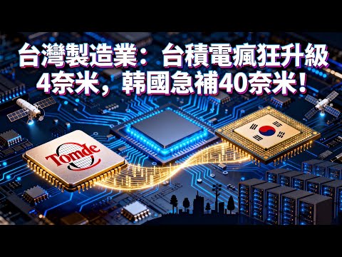 台積電推倒重來瘋狂升級4奈米！韓國砸31億補40奈米，背後藏什麼陰謀？