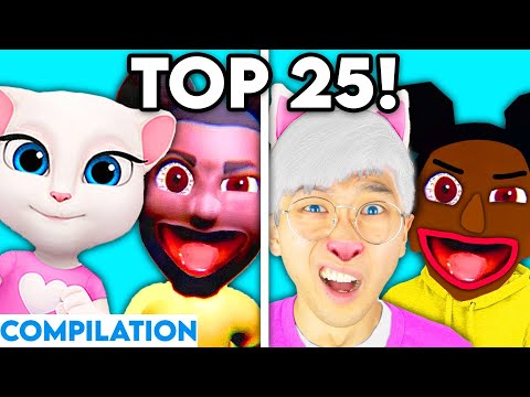 TOP 25 TV SHOWS WITH ZERO BUDGET! (AMANDA THE ADVENTURER, TALKING ANGELA, MIRACULOUS LADYBUG & MORE)