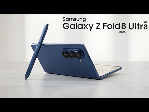 Samsung Galaxy Z Fold 8 LEAKS — Crease-Free Display, S Pen, 5,000mAh Battery & 200MP Camera!