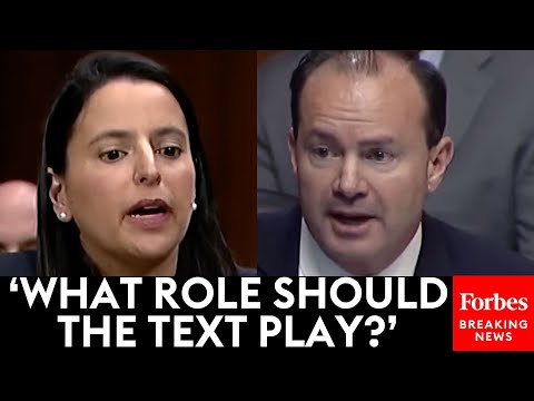 Mike Lee Grills Biden Judicial Nominees About Her 'Judicial Philosophy'