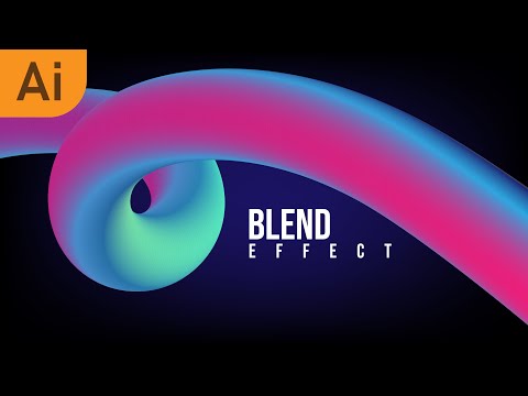 3D Abstract Background from blend| Illustrator Tutorial