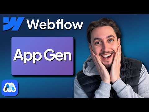 Webflow App Gen Is HERE | Vibe Coding Inside Webflow