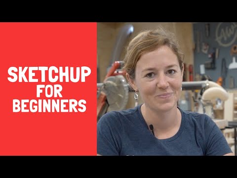 Beginner SketchUp Tutorial for Woodworkers Video 2