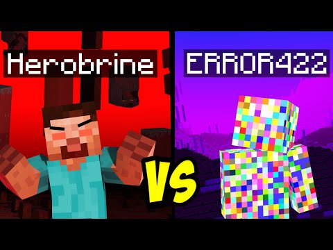 Herobrine vs Error422 [minecraft animation battle]