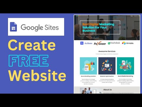 How To Create A Free Website on Google Sites | How to use google sites