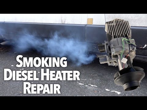 Smoking Diesel Heater Repair