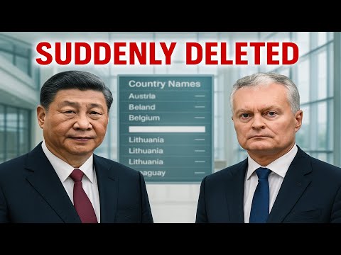 Lithuania Challenges China—Beijing Deletes It From ALL Trade Systems Overnight