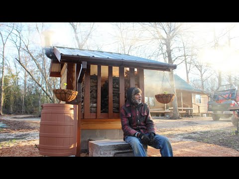 How To Build a Smokehouse (Part 7 - The REVEAL!! Finished Smokehouse)