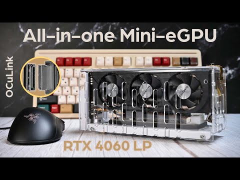 Can This $40 Adapter Replace Expensive eGPU Enclosures? OCuLink Mini eGPU with an RTX 4060 LP!