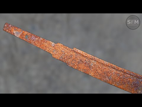 Restoration Antique Rusty Old Japanese Knife