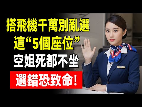 經濟艙也能坐出頭等艙的感覺?空姐揭秘:避開這5個“地獄座位”,花一樣的錢享受黃金位置!#飛機選座 #旅行攻略 #省錢技巧
