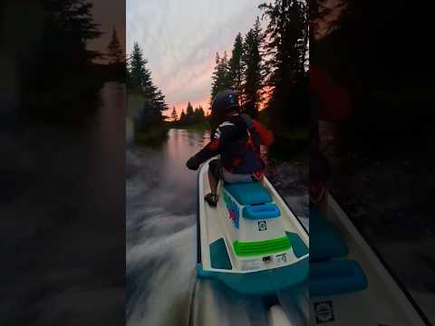 Cruising on our Vintage Sea-doo Spx580. Recorded on Insta360 X4