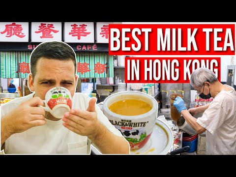 HONG KONG STREET FOOD | This Half-Century-Old Cafe Serves the Best Milk Tea in all of Hong Kong!