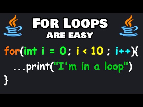 Java for loops are easy! 🔂