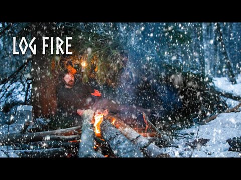 Will This Shelter Keep Me Alive From HEAVY SNOW? | Survival Overnighter