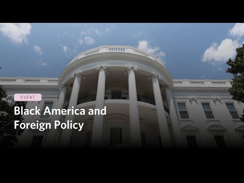 Black America and U.S. Foreign Policy