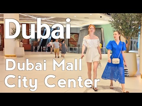 Dubai [4K] Amazing Dubai Mall, City Center Walking Tour 🇦🇪