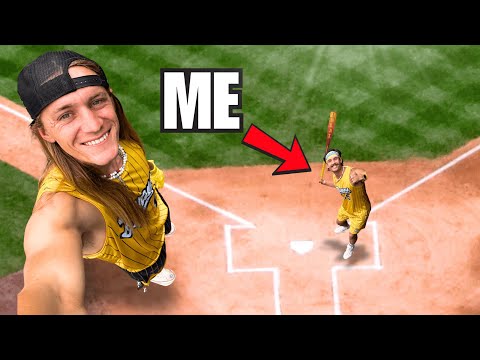 I Challenged The World's Tallest Pitcher!