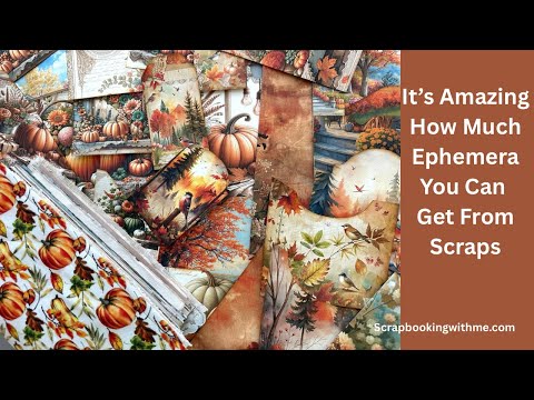 OVER 20 PIECES OF EPHEMERA FROM SCRAPS ~ QUICK & EASY