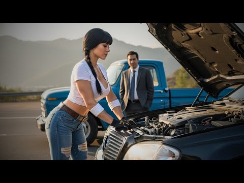 La Mecánica Desempleada Encontró al Patrón en la Carretera… Y Él Le Suplicó Arreglar su Auto