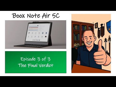 Boox Note Air 5C: The Final Verdict