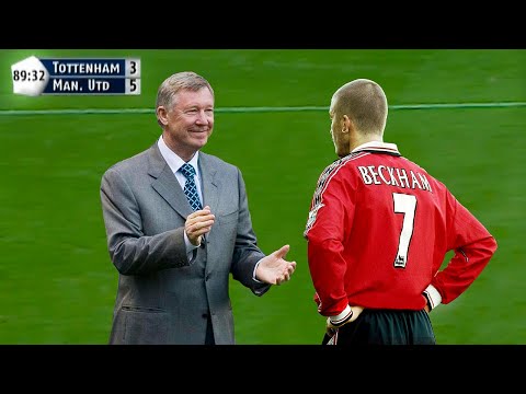 Sir Alex Ferguson will never forget David Beckham's performance in this match
