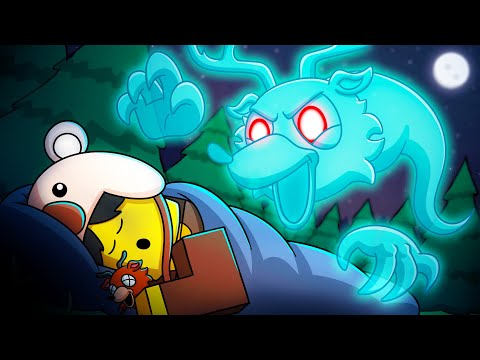 GHOST DEER MONSTER Haunts Roblox Forest!? (Cartoon Animation)