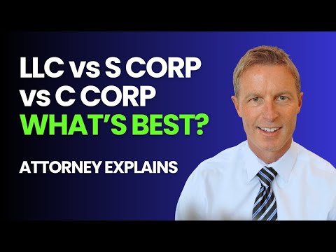 LLC vs S-Corp vs C-Corp vs Sole Proprietorship 🏛 Attorney Explains