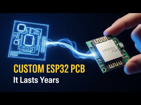 Save Battery Life on Your ESP32 - How to Make a custom PCB