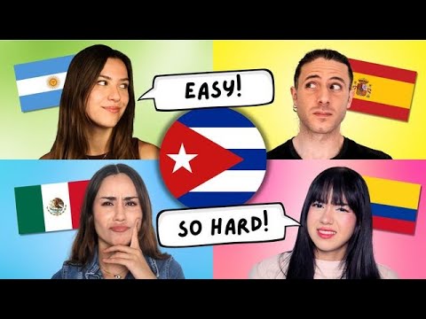 SPANISH Speakers Rank ACCENTS  From Easiest to Hardest - Intermediate Spanish