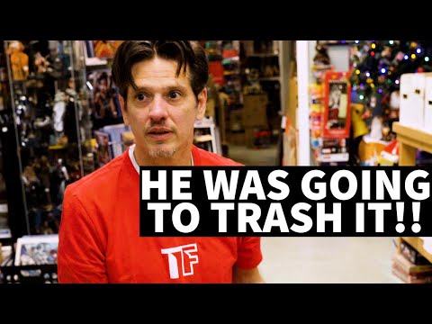 He Didn't Know he had Rare Vintage Toys in His Attic!