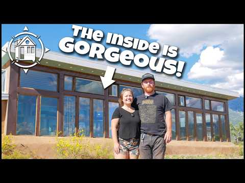 They built an earthship home & it's gorgeous!