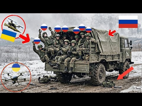 Drone Strike — Azov FPV Neutralizes Russian Convoy Near Pokrovsk