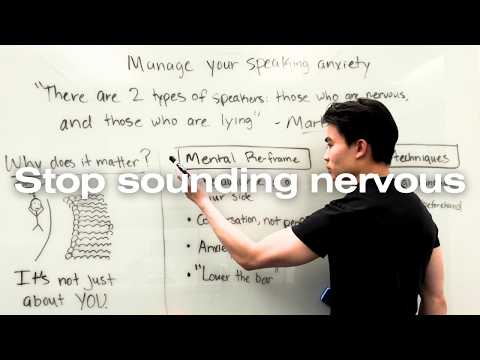 Give me 13 mins and I'll cut your speaking anxiety in half