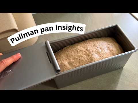 These pans taught me so much! 🍞 100% whole wheat sourdough Pullman pan loaf
