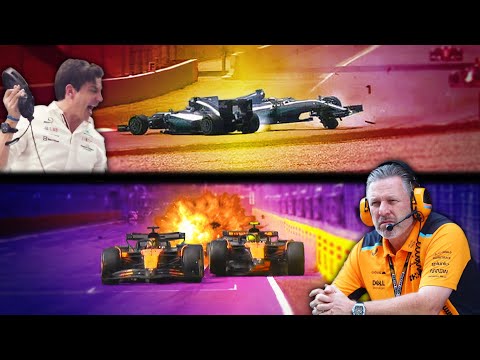When F1 Teammates Crash