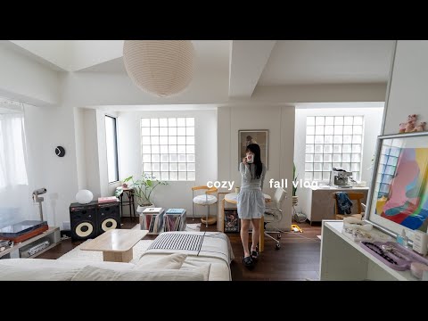 cozy fall diaries🪺 productive days, autumn reads & new books, stickers collection, morning habits