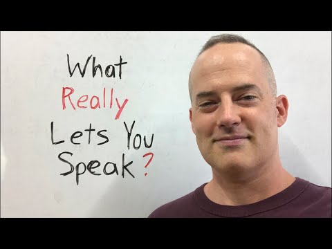 What really lets you speak English?