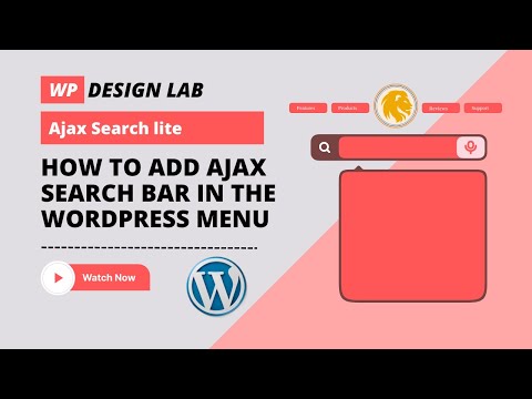 How to add ajax search bar in the wordpress menu | Ajax Search lite