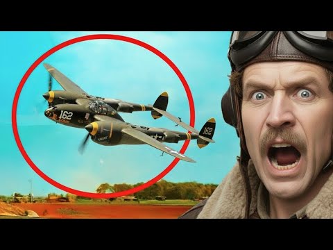 German Pilots Stunned When American P-38 Lightning Appears