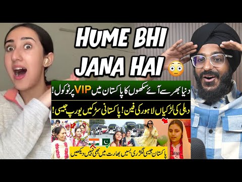 Indian Girls Love For Pakistan | VVIP Protocol to Sikh in Pakistan During Visit to Nankana Sahib