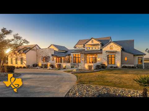 INSIDE a JAW-DROPPING SHOWCASE Home in the TEXAS Hill Country