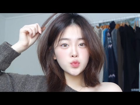 This is a method of making a medium-length hair.